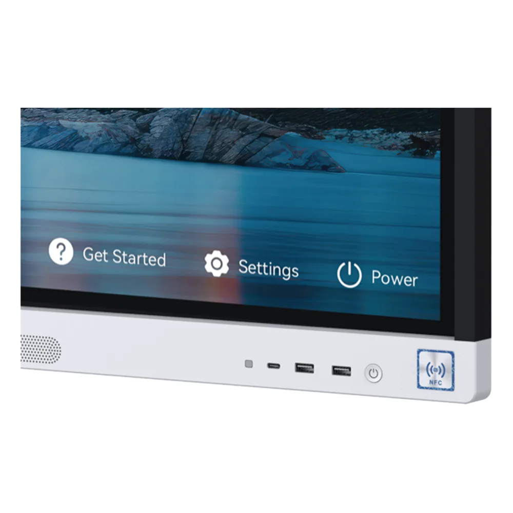 HUAWEI IdeaHub B3, Pantalla interactiva para Colaboración Inteligente, 86", 4K UHD, Harmony, Wi-Fi 6, Seguimiento de Voz, BYOM, Administración desde la Nube Gratis, blanco Jade – vista 3