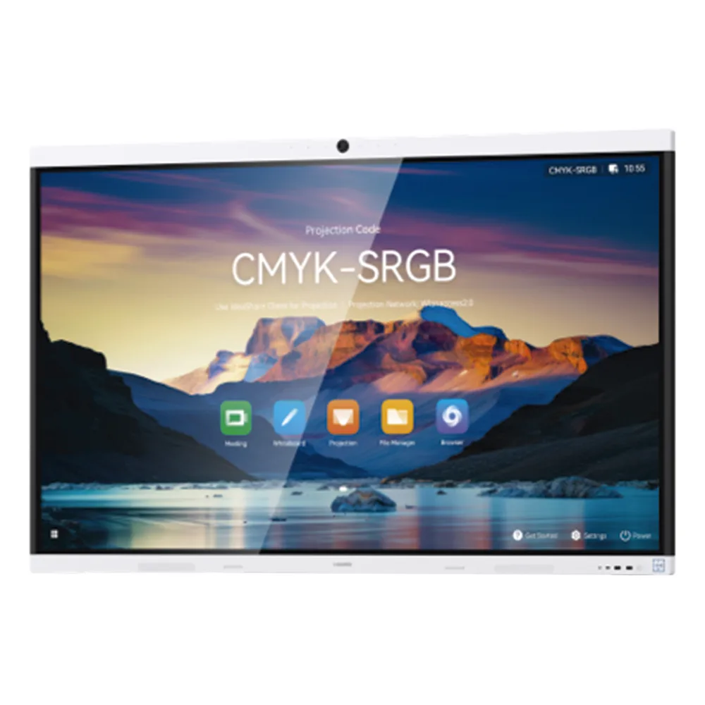 HUAWEI IdeaHub B3, Pantalla interactiva para Colaboración Inteligente, 86", 4K UHD, Harmony, Wi-Fi 6, Seguimiento de Voz, BYOM, Administración desde la Nube Gratis, blanco Jade
