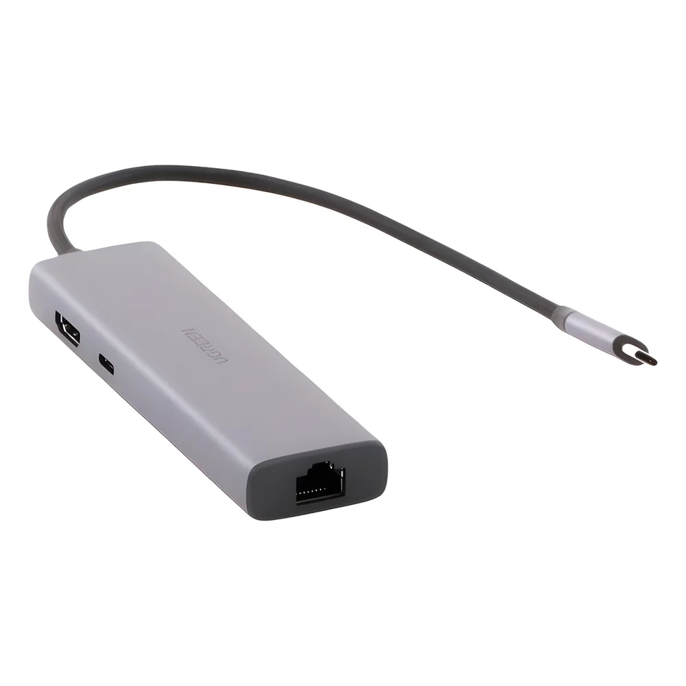 HUB USB-C (Docking Revodok) 6 en 1 | 3 Puertos USB-A 3.0 (5 Gbps) | USB-C PD 100W | HDMI 4K@30Hz | Entrada 1 RJ45 (Gigabit Ethernet) | Chip de Última Generación | Potente Disipación de Calor |  Caja de Aluminio. – vista 6