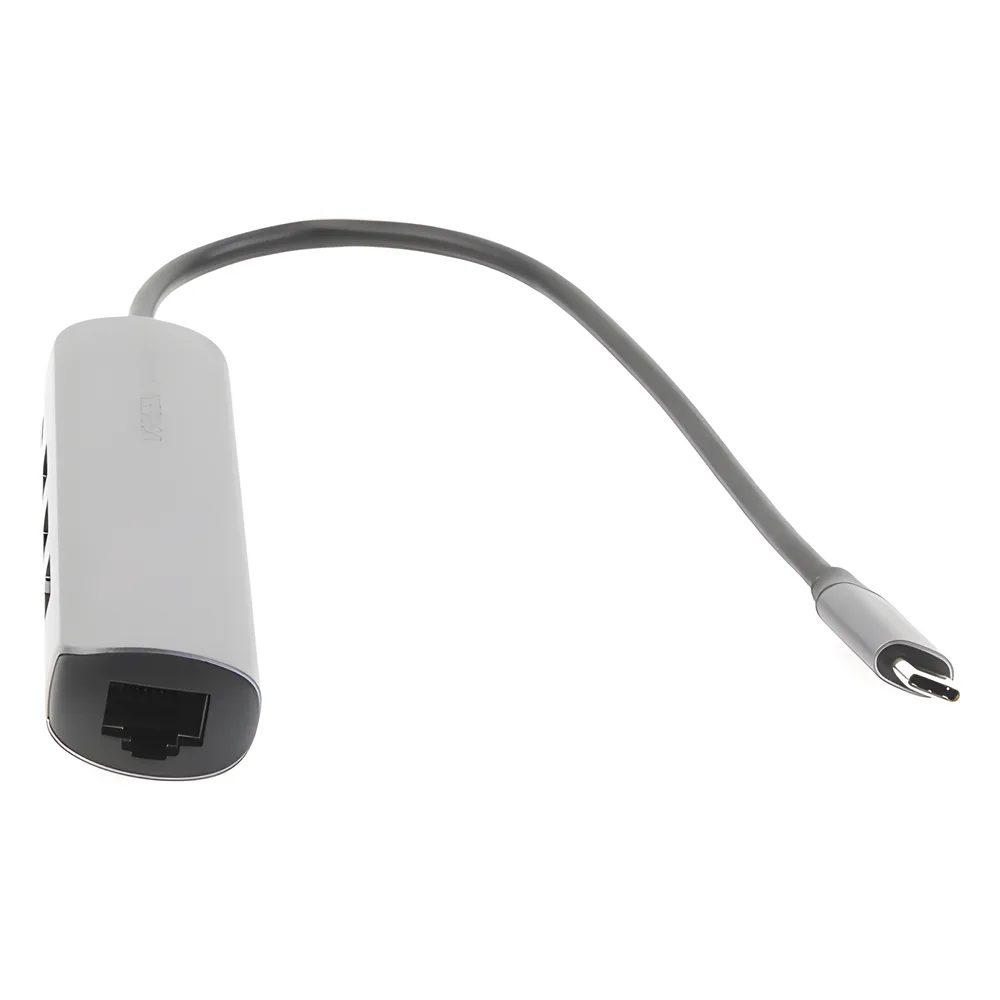 HUB USB-C (Docking Station) 5 en 1 | Ultra Delgado | 2 USB-A 3.1 a (5 Gbps) | HDMI 4K@60Hz | RJ45 (Gigabit Ethernet) | USB-C PD Carga Rápida 100W | Soporta OTG | Chips Inteligentes | Pequeño y Ligero | Caja de Aluminio. – vista 3