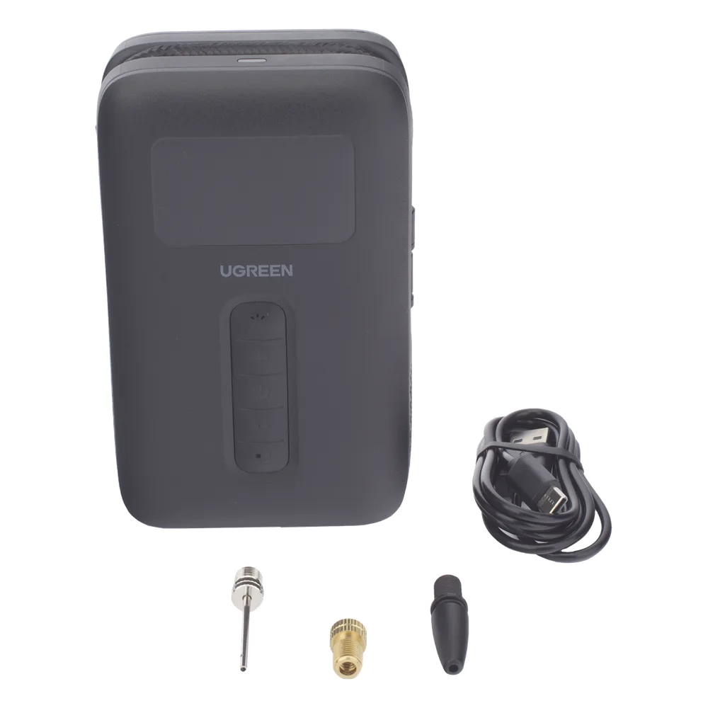 Inflador de Neumáticos | Compresor de Aire Portátil |  Bomba de Aire de 150 PSI | Flujo de Aire de 15L/Min | Con Batería Integrada | Cuenta con Luz LED | Ideal para coches, bicicletas, pelotas de motocicleta. – vista 7