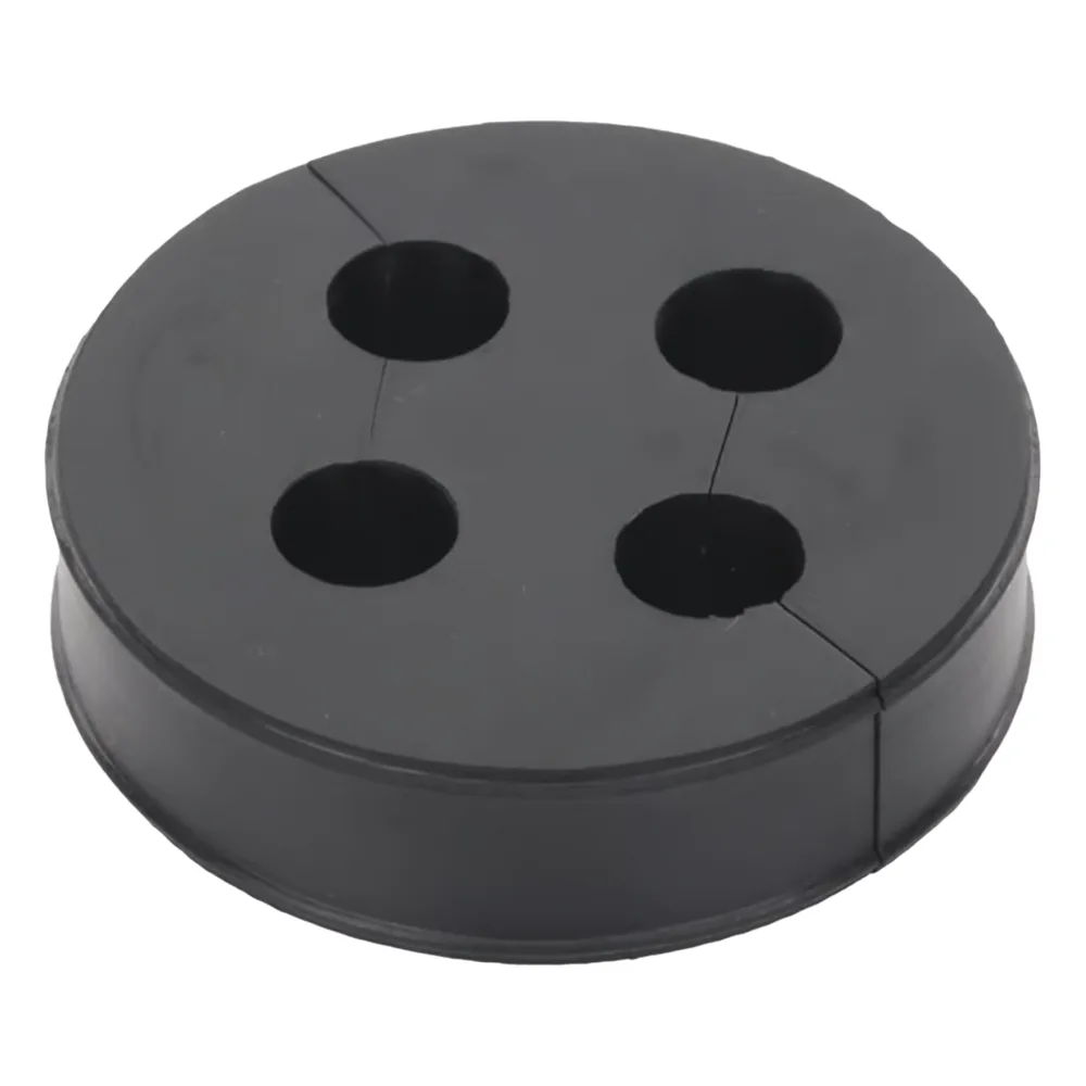 Inserto de Caucho de 4" Con Cuatro Orificios para Cable de 3/8 in