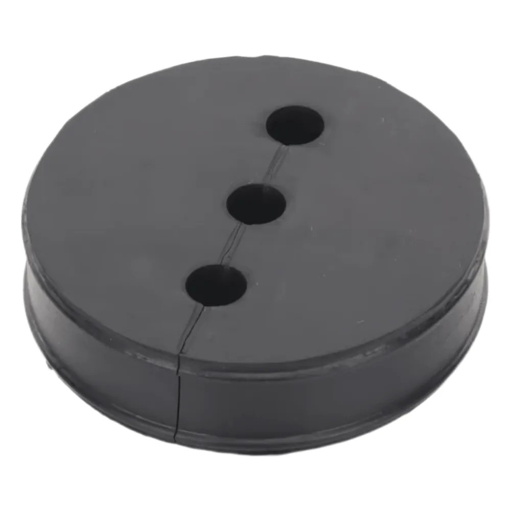 Inserto de Caucho de 4" Con Tres Orificios para Cable de 3/8 in