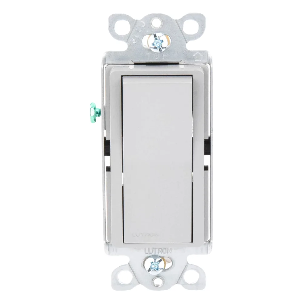 Interruptor de un polo con paleta grande, 15 A, para control de luz o ventilador, línea Claro – vista 6
