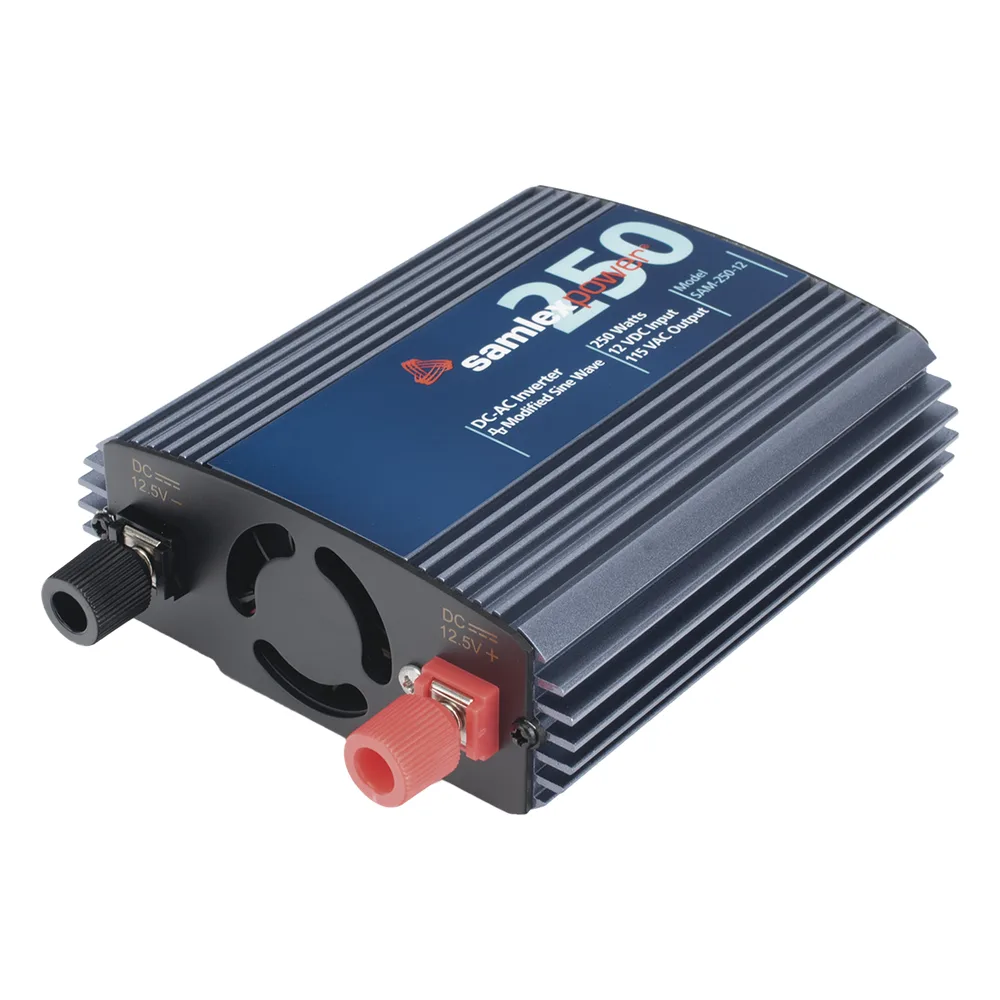 Inversor de Corriente (CD-CA) Potencia Nominal 250 W, Ent:12Vcc, Sal: 115Vca 60 Hz