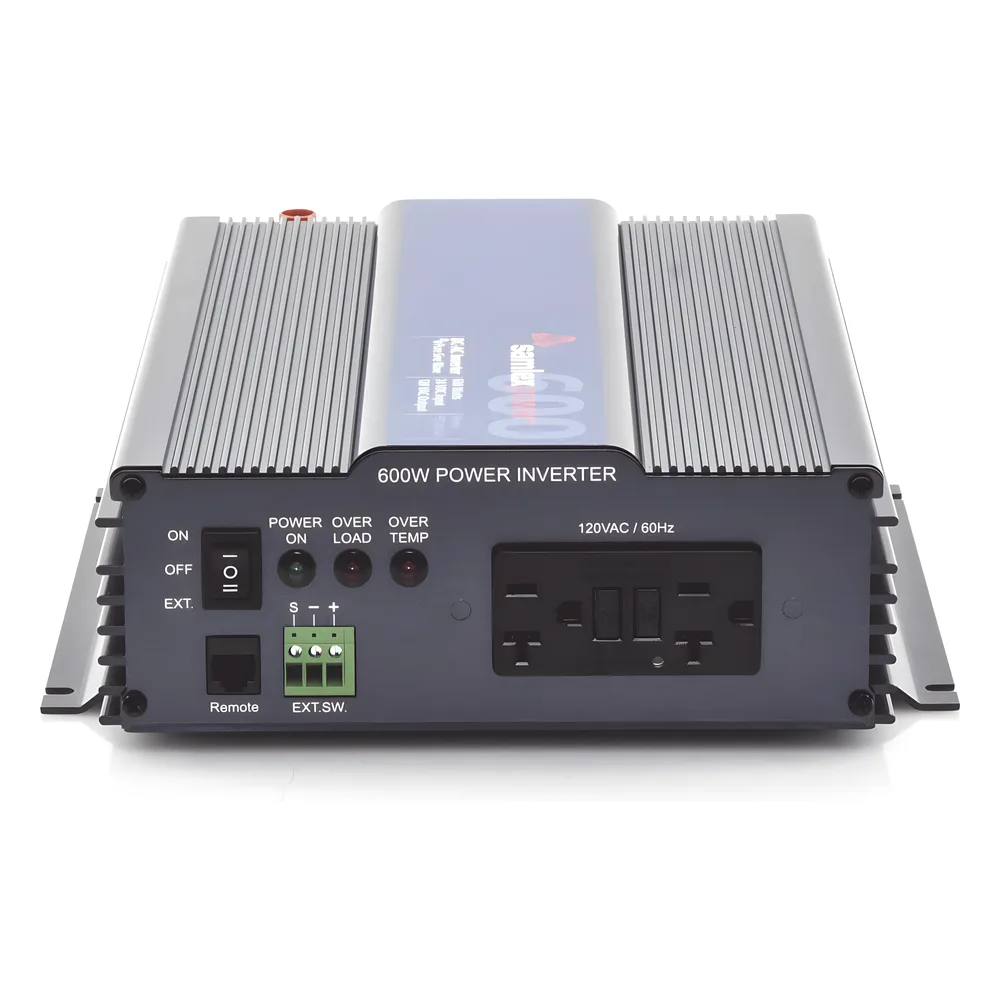 Inversor de Corriente Onda Pura 600W, Entrada 24 Vcc, Salida 120 Vca – vista 2