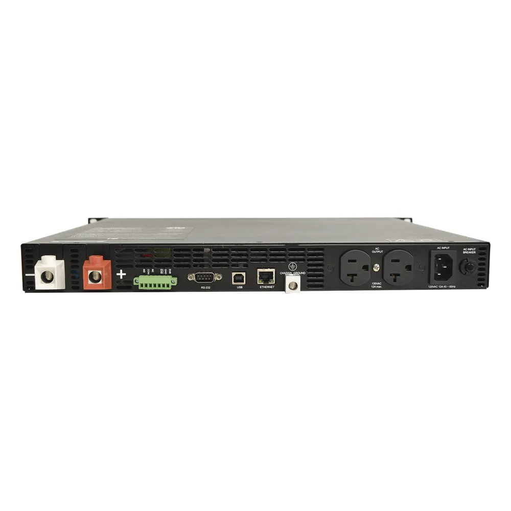 Inversor de corriente Onda Pura Montaje en rack 1200W, 48 Vcc- 120 VCA, 50/60 Hz – vista 2