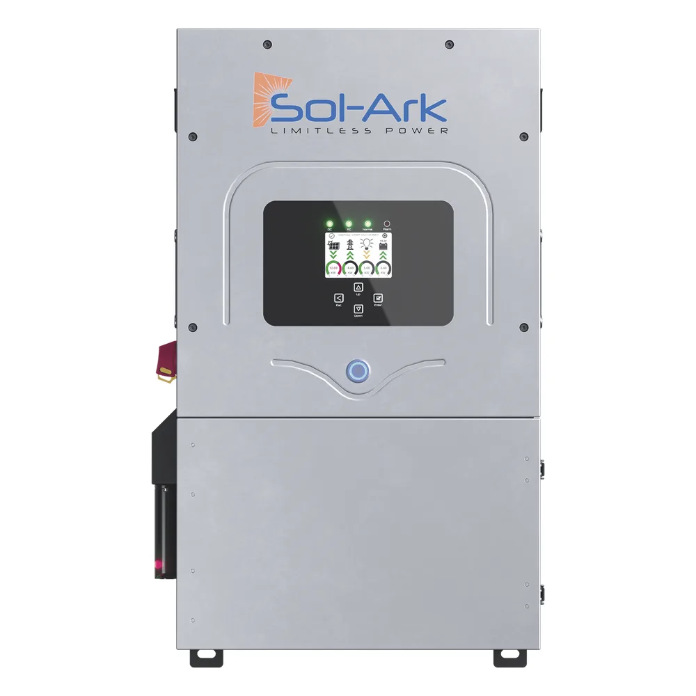Inversor Hibrido SOL-ARK, 12 Kw, 220 Vcc, Fase Dividida, IP65, Entrada de Baterías a 48 Vcc – vista 2