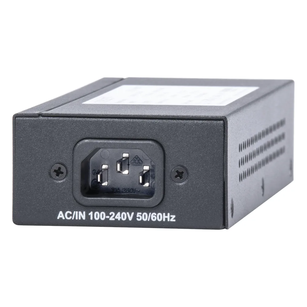 Inyector Super Hi-PoE / 56 Vcc / 60 Watts / Para Domos HIKVISION PTZ / IP (-AE / DE) / Soporta 802.3 af / at / Para Aplicaciones de CCTV – vista 3