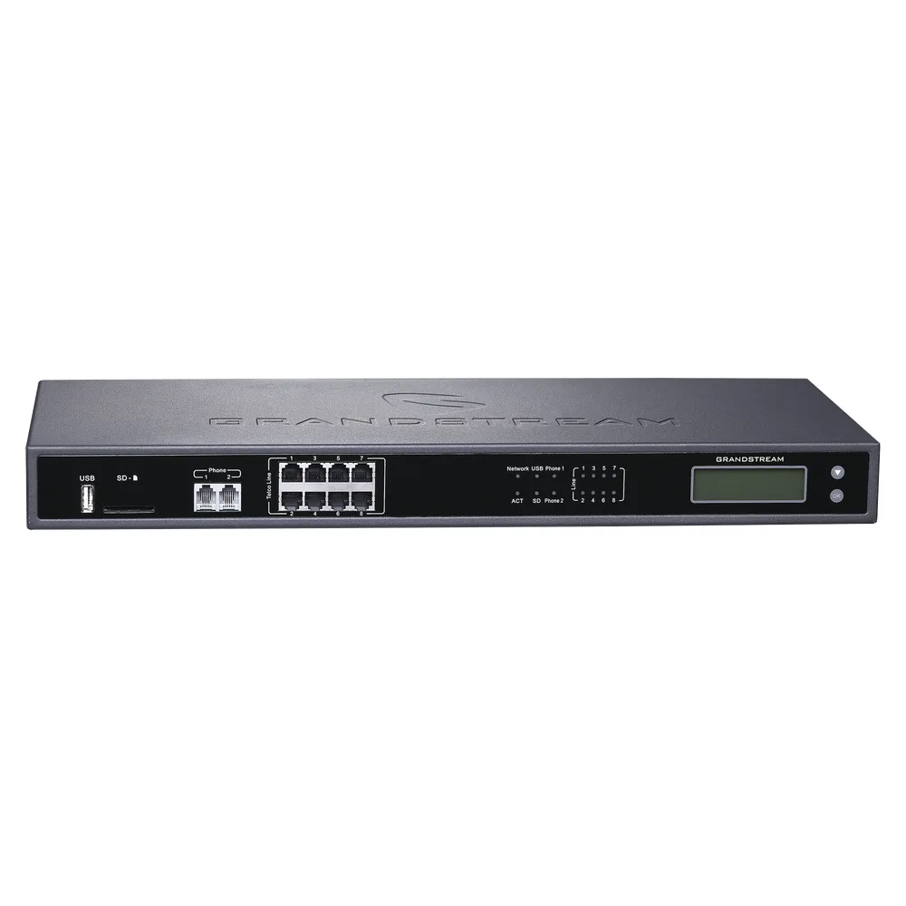 IP-PBX GS C/8 FXO, 100 Llamadas simultaneas y hasta 800 extensiones (registros SIP) – vista 2