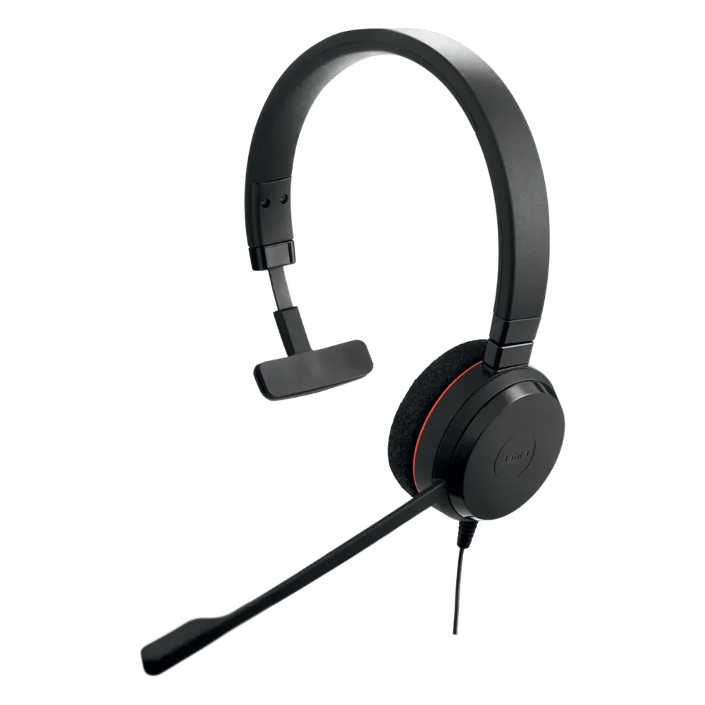Jabra Evolve 20 Mono con Conexión USB C/A, Micrófono con Cancelación de Ruido de Ultima Generación, Configuración Plug and Play (4993-829-269) – vista 2