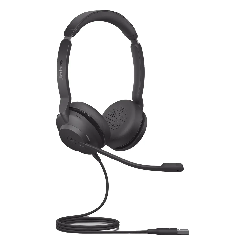 Jabra Evolve2 30SE, Auricular stereo versión MS con aislamiento de ruido, indicador de ocupado (Busylight) (23189-999-979)