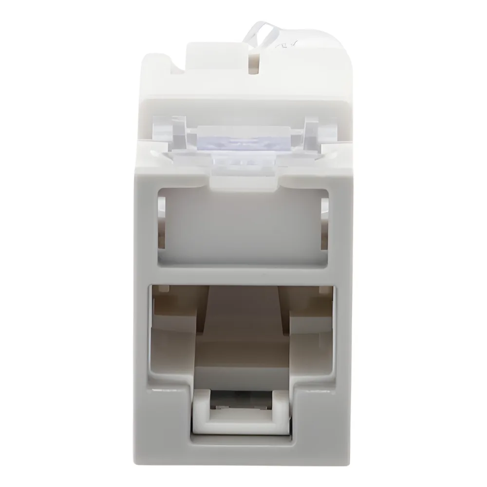 Jack Ultramax Cat5e, UTP, Montaje Híbrido en Placa de Pared (Plano y Angulado), Color Gris, Punch Down – vista 2