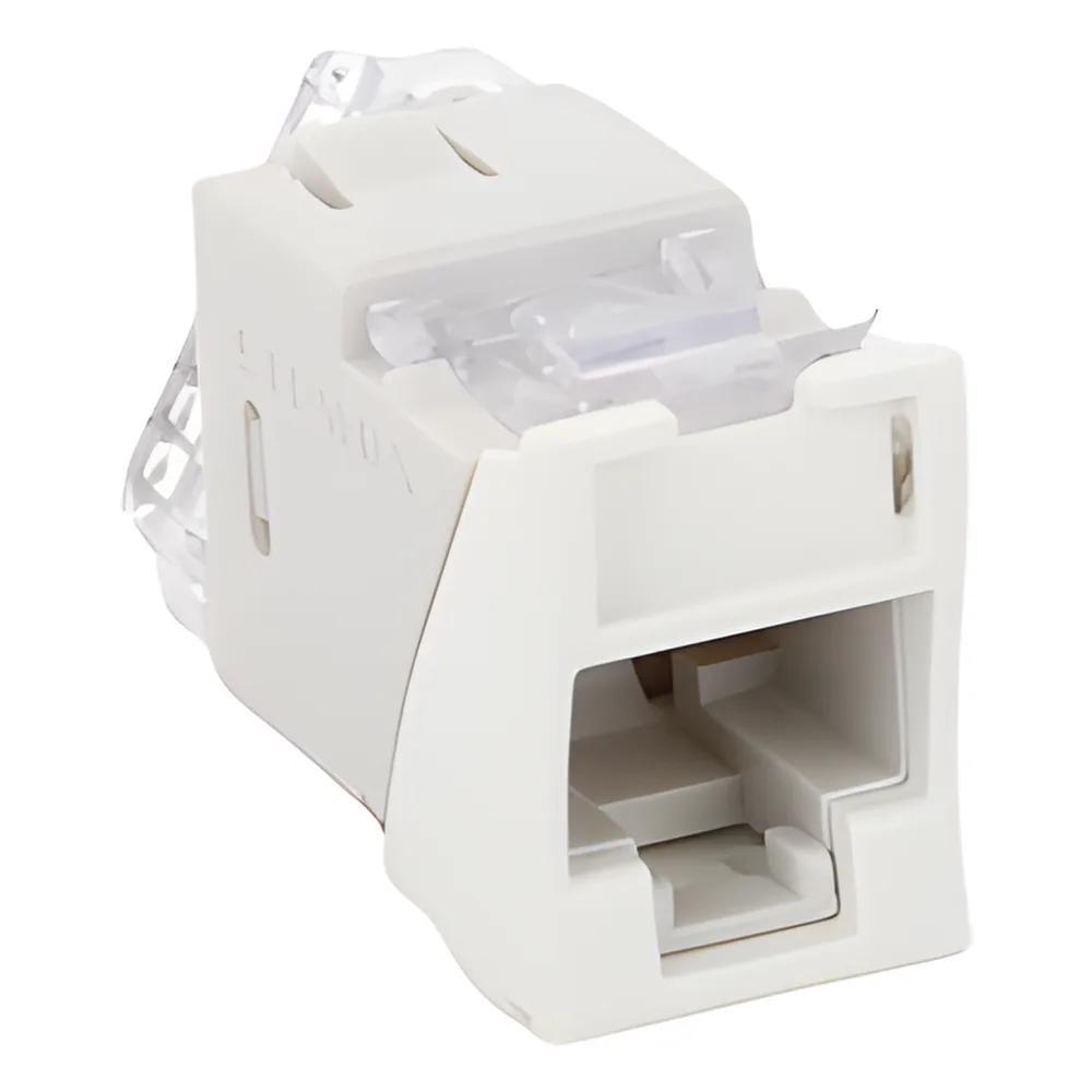 Jack Ultramax Cat6, UTP, Montaje Híbrido en Placa de Pared (Plano y Angulado), Color Blanco, Punch Down – vista 5
