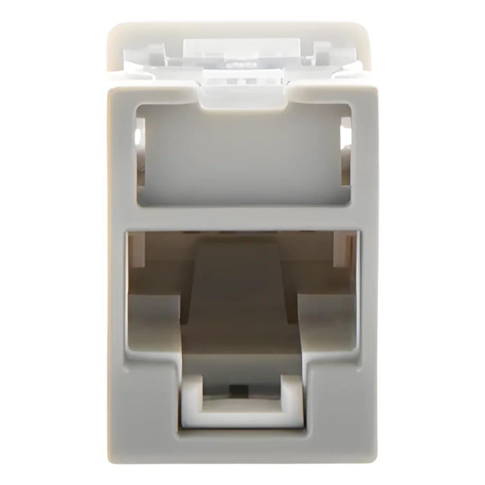 Jack Ultramax Cat6A, UTP, Montaje Híbrido en Placa de Pared (Plano y Angulado), Color Gris, Punch Down – vista 2