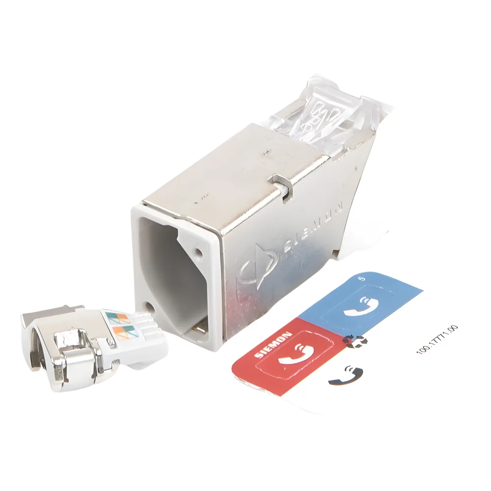 Jack Z-Max Cat6A, Blindado, Montaje Híbrido en Placa de Pared (Plano y Angulado), Color Blanco – vista 2