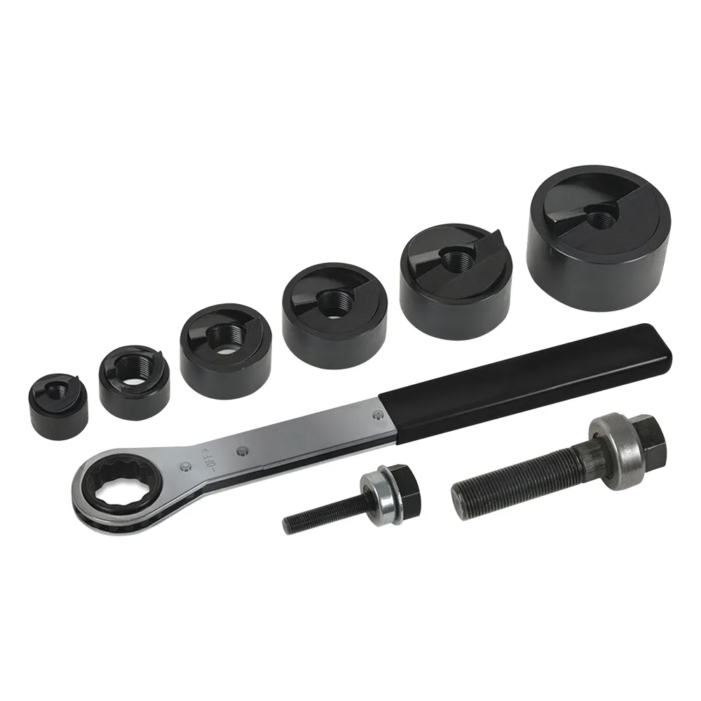 Juego de 6 Sacabocados de 1/2 a 2 Pulgadas (12.7 a 50.8 mm). con Estuche