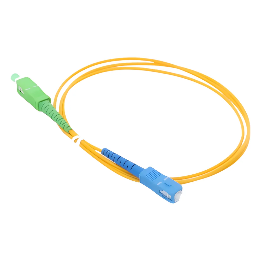 Jumper de Fibra Óptica Monomodo SC/APC-SC/UPC Simplex de 1 Metro (3.28 Pies), 2mm – vista 3