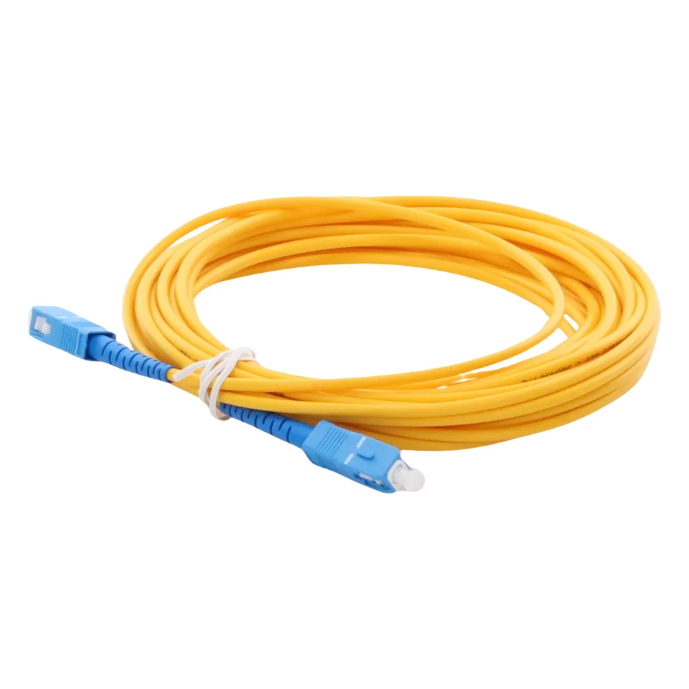 Jumper de Fibra Óptica Monomodo SC/UPC-SC/UPC Simplex de 6 Metros (19.69 Pies), 3mm – vista 3