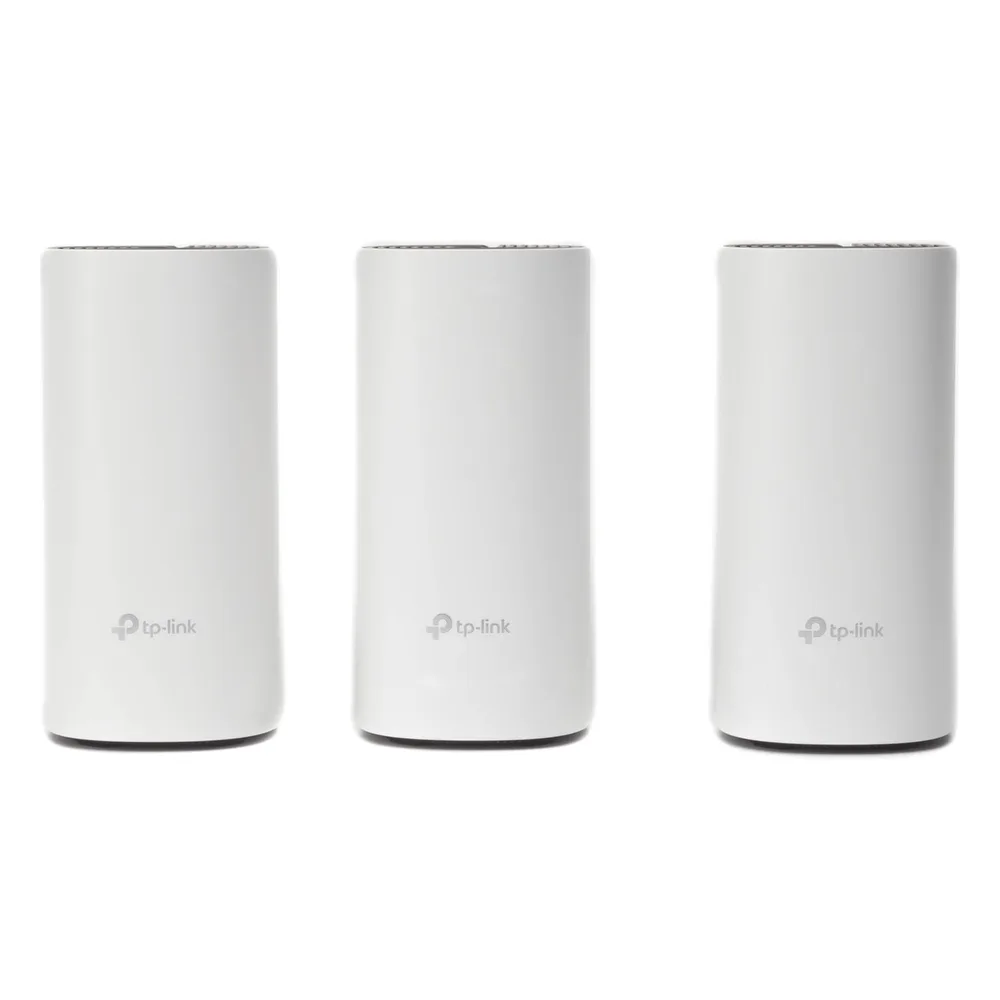 KIT 3 Routers Inalámbricos MESH Interior para Hogar / Doble Banda Wi-Fi 5 AC1200 Mbps / 2 Puerto Gigabit WAN/LAN / 2 Antenas Internas / Administración Mediante la App Deco (iOS, Android) – vista 2