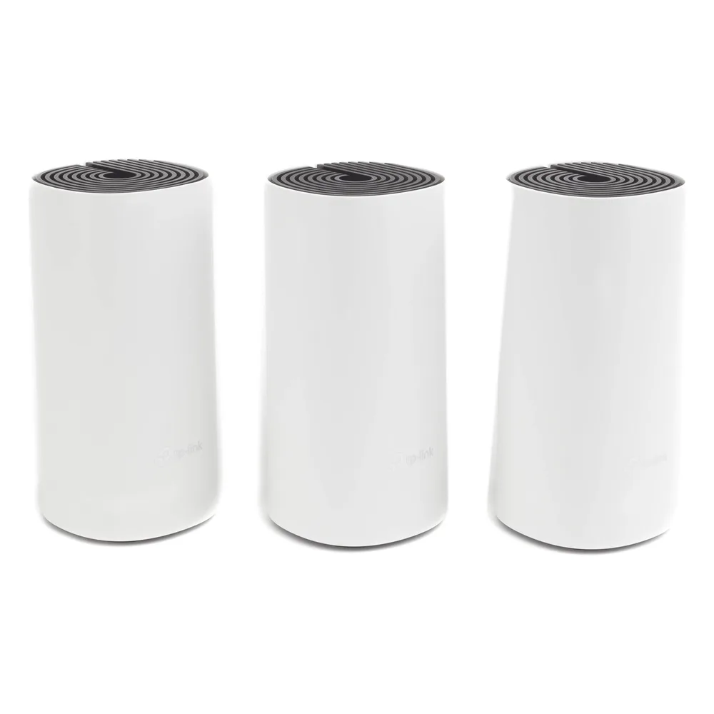 KIT 3 Routers Inalámbricos MESH Interior para Hogar / Doble Banda Wi-Fi 5 AC1200 Mbps / 2 Puerto Gigabit WAN/LAN / 2 Antenas Internas / Administración Mediante la App Deco (iOS, Android) – vista 3