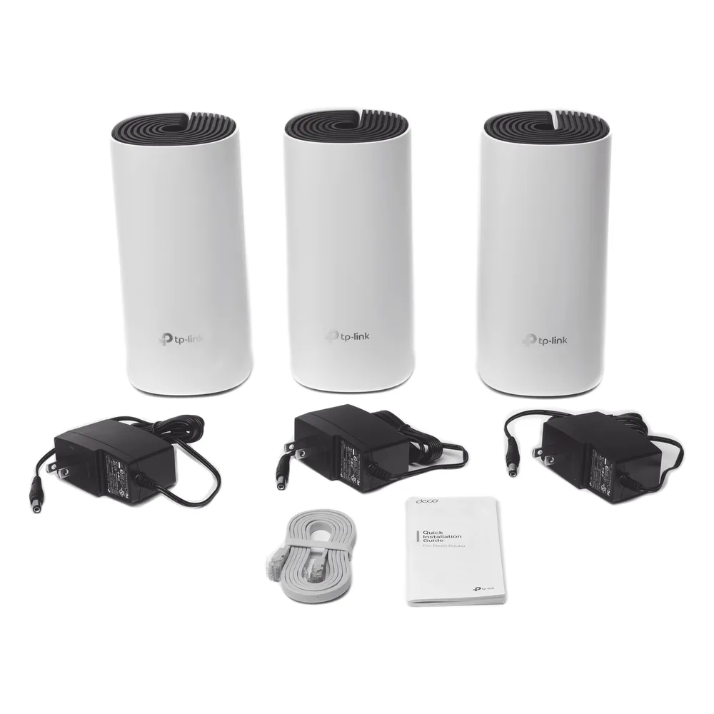 KIT 3 Routers Inalámbricos MESH Interior para Hogar / Doble Banda Wi-Fi 5 AC1200 Mbps / 2 Puerto Gigabit WAN/LAN / 2 Antenas Internas / Administración Mediante la App Deco (iOS, Android) – vista 9
