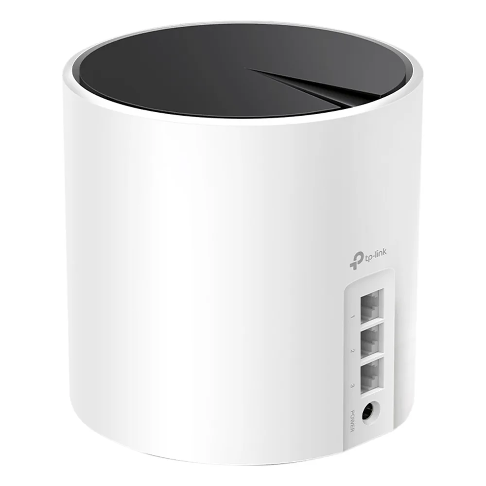 Kit 3 Routers Inalámbricos MESH Interior para Hogar / Doble Banda Wi-Fi 6 AX3000 Mbps / 3 Puerto Gigabit WAN/LAN / 2 Antenas Internas / Administración Mediante la App Deco (iOS, Android) / Protección HomeShield – vista 2