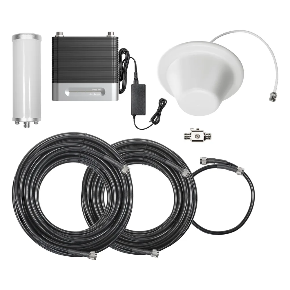 KIT Amplificador de Señal Celular 4G/ 3G, OFFICE 100 | Mejora la Señal Celular de Múltiples Operadores | Cubre áreas de hasta 1200 m² – vista 2