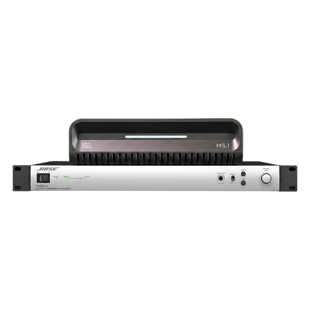 KIT Amplificador IZA2120HZ y Streamer de Audio Modular MS.1 | PoE + USB-C | HDMI eARC + Óptica + RCA | Bluetooth LE Audio | WiFi | Control4-Crestron-Elan-RTI-URC-Savant-Lutron | AirPlay2-GoogleCast-SpotifyConnect