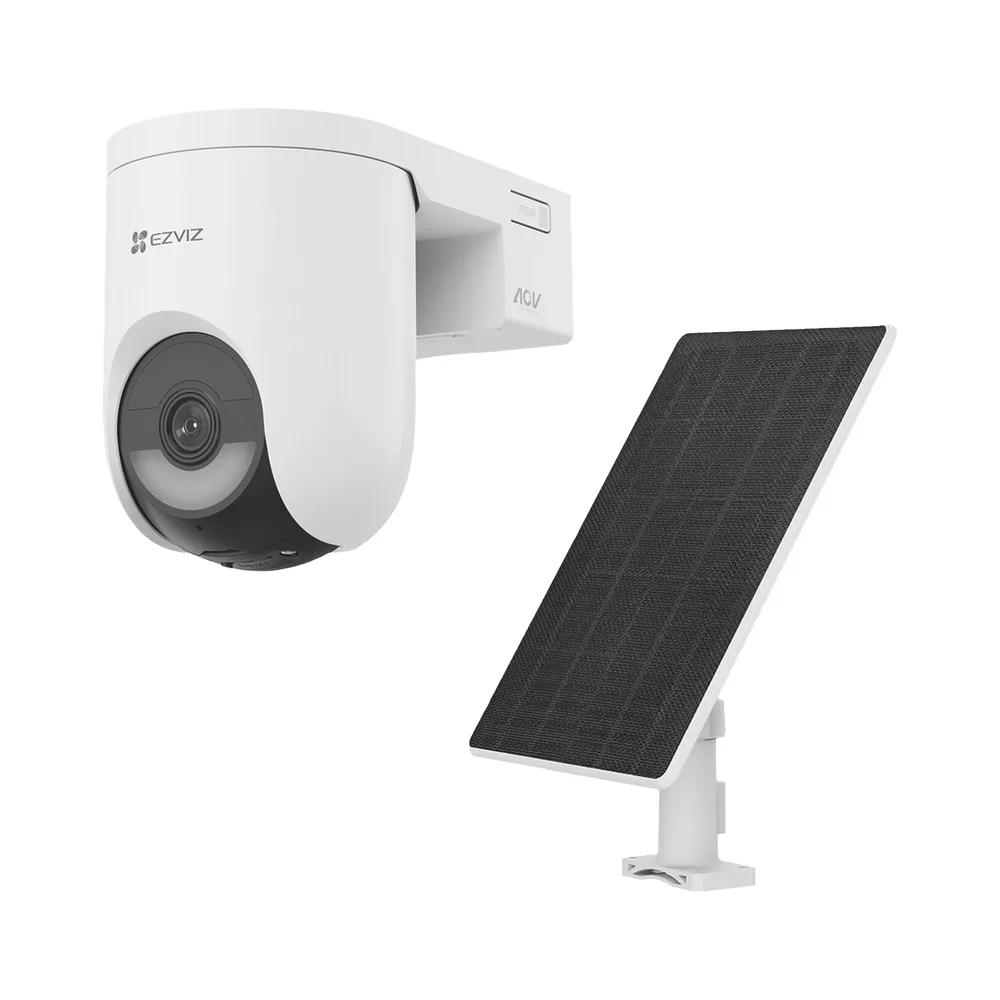 Kit Cámara PT 4G y Wi-Fi / 2K+ (4Megapixel)  / IA Detección Humano-Vehiculo / Audio de Dos Vías / Color Nocturno / Batería 5200 mAh / IP65 / Incluye  Panel Solar 5W IP65