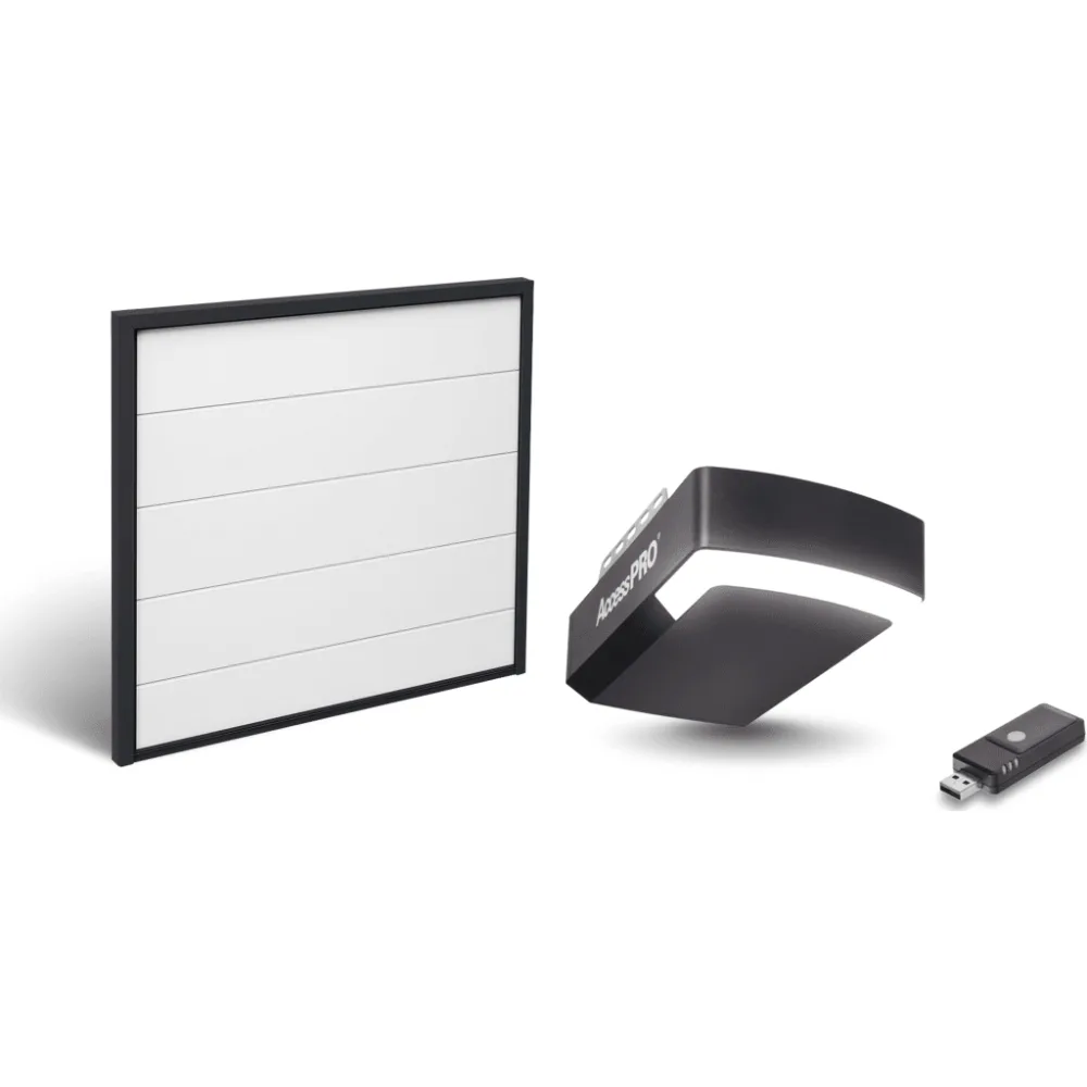 KIT COMPLETO Incluye /Puerta D/ Garage / APDOOR 20x9 Pies / Imitacion madera / Insulada / Interfase ACCESSWIFI / Extension ACCESSEXTRAILC /Motor FS1000M / 1/2HP / Fuerte/Silencioso/Luz LED/Motor DC .