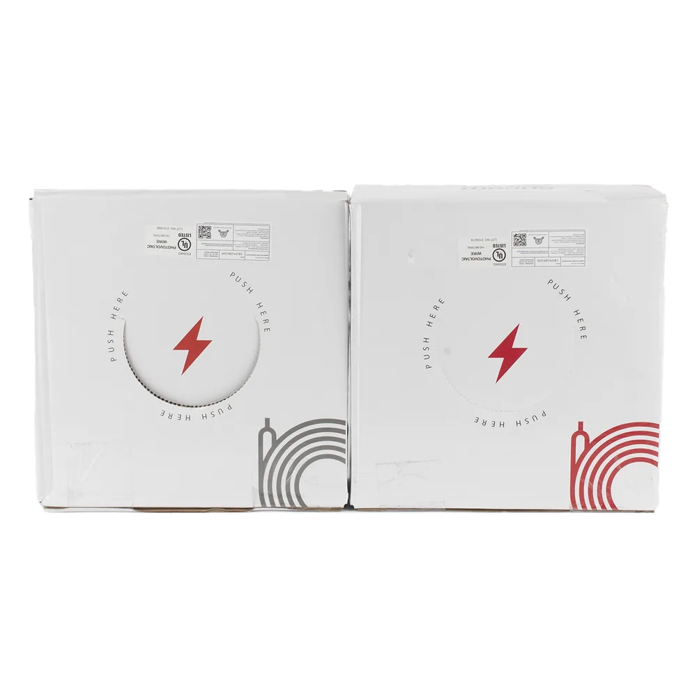 Kit de 2 rollos de 100 metros de cable fotovoltaico de cobre, rojo y negro, calibre 10 AWG (6mm²), Tipo PV,  1000/2000 V y 120°C. – vista 4