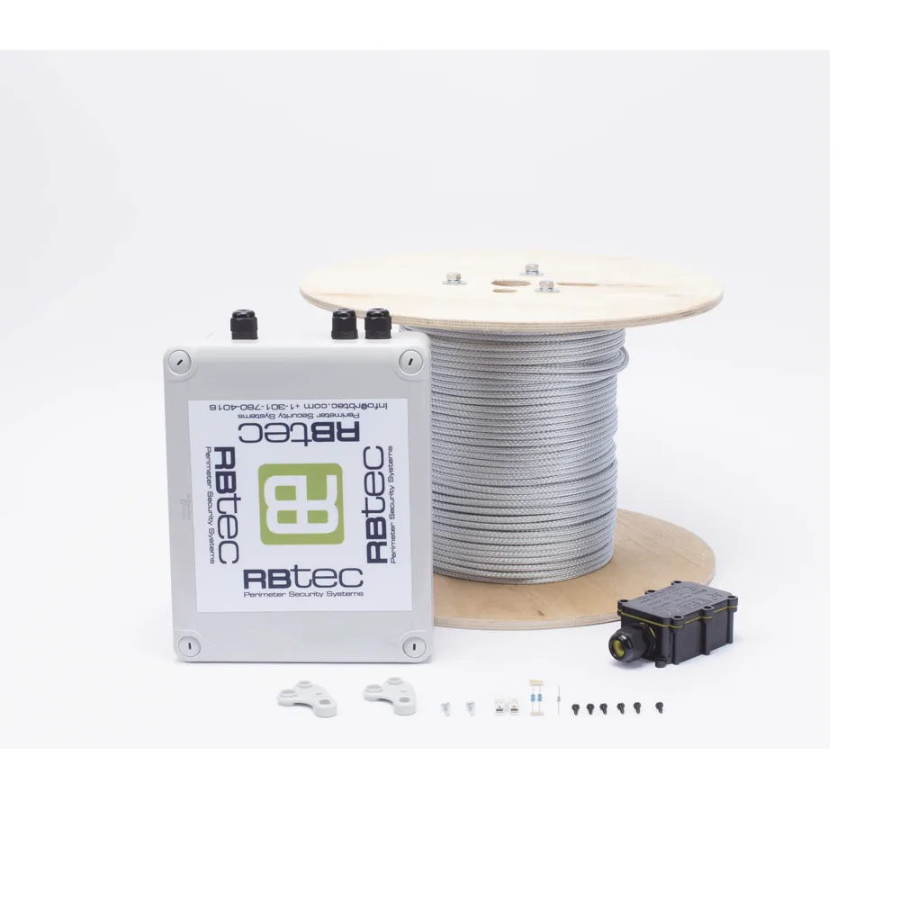 Kit de Cable Sensor Perimetral IRONCLAD para Cercas Ciclónicas / 152 METROS / 1 ZONA / Sin Falsas Alarmas por Viento / TODO Incluido/TARJETA LPU400/ Calibración por Software – vista 6