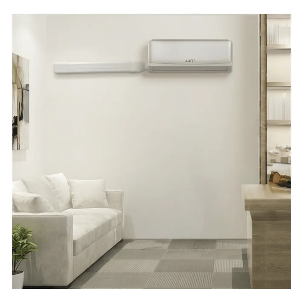 Kit de Canaletas Para la Organización de Tuberías y Cables Eléctricos en Instalaciones de Aire Acondicionado, Uso en Interiores y Exteriores, PVC Rígido, Ideal Para Minisplit, Contenido de Kit (11 Piezas), (3000-00000) – vista 4