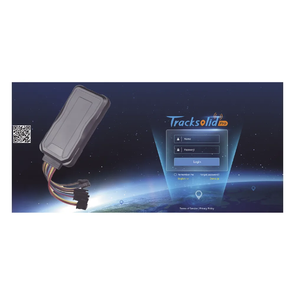 Kit de localizador vehicular que incluye un GPS modelo GT06E +  licencia vitalicia de plataforma TRACKSOLIDPRO