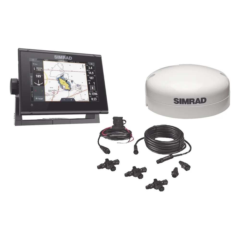 Kit de pantalla multifuncional GO7 con kit NMEA2000 y antena GS25