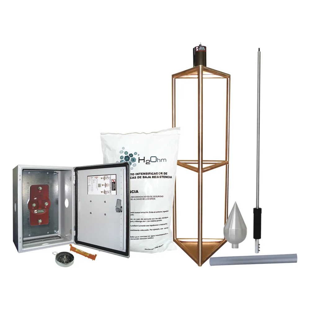 Kit de Pararrayo con Punta con Diámetro de Protección de 300 metros.