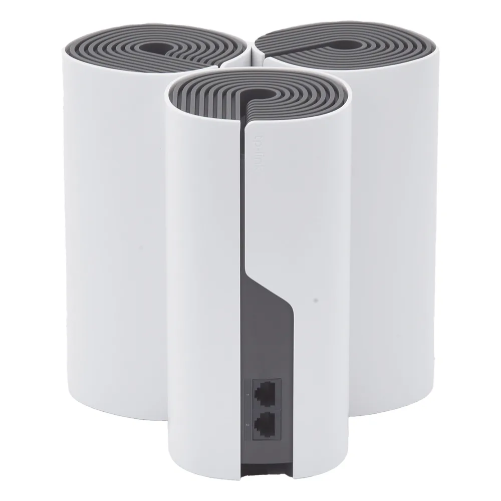 Kit de Router inalámbrico mesh Deco E4 para Hogar / Doble banda AC 1200  / 2 puertos 10/100 Mbps / Compatible con amazon alexa. – vista 3