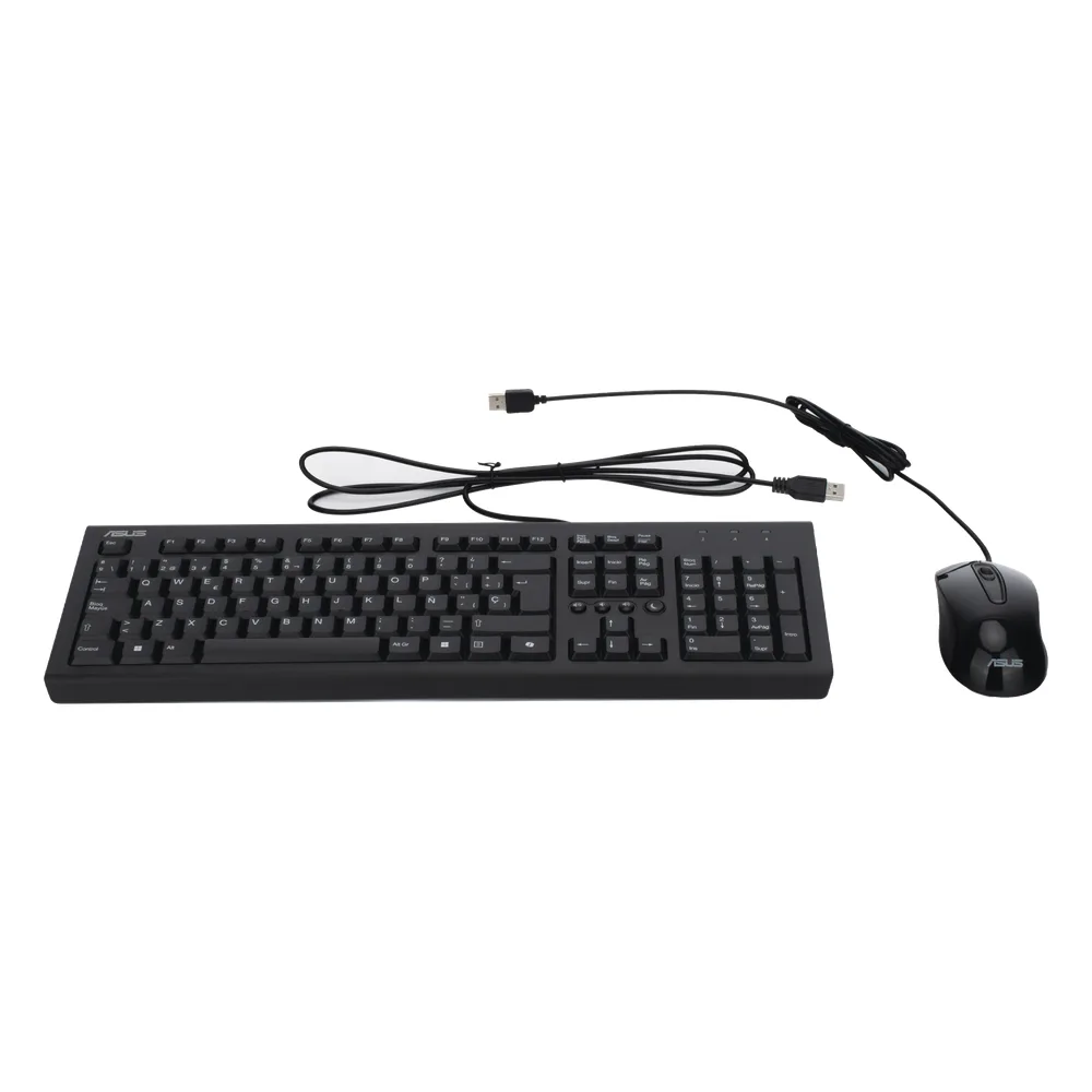 KIt de Teclado y Mouse Cableado / Diseño Elegante y Silencioso (No Requiere Drivers) – vista 2