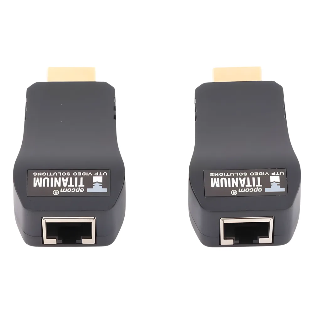 Kit Extensor 25m convertidor Señal HDMI a UTP (Cat5e/Cat 6)  / Calidad PREMIUM – vista 2