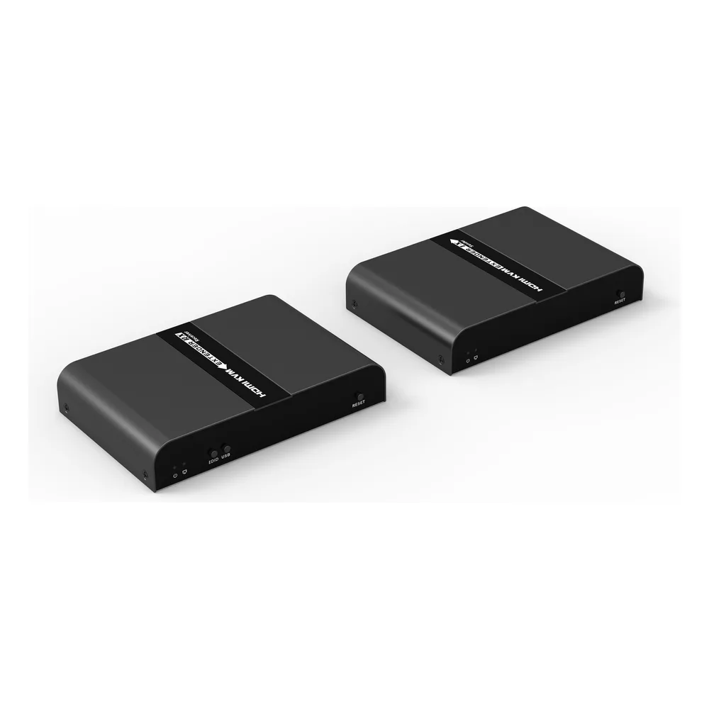 Kit extensor KVM (HDMI y USB 2.0) hasta 100 metros | Resolución 4K @ 30 Hz | Cat 6/6A/7 | CERO LATENCIA | Salida Loop | Soporta Switch Gigabit para control KVM múltiple | Soporta hasta 253 – vista 3