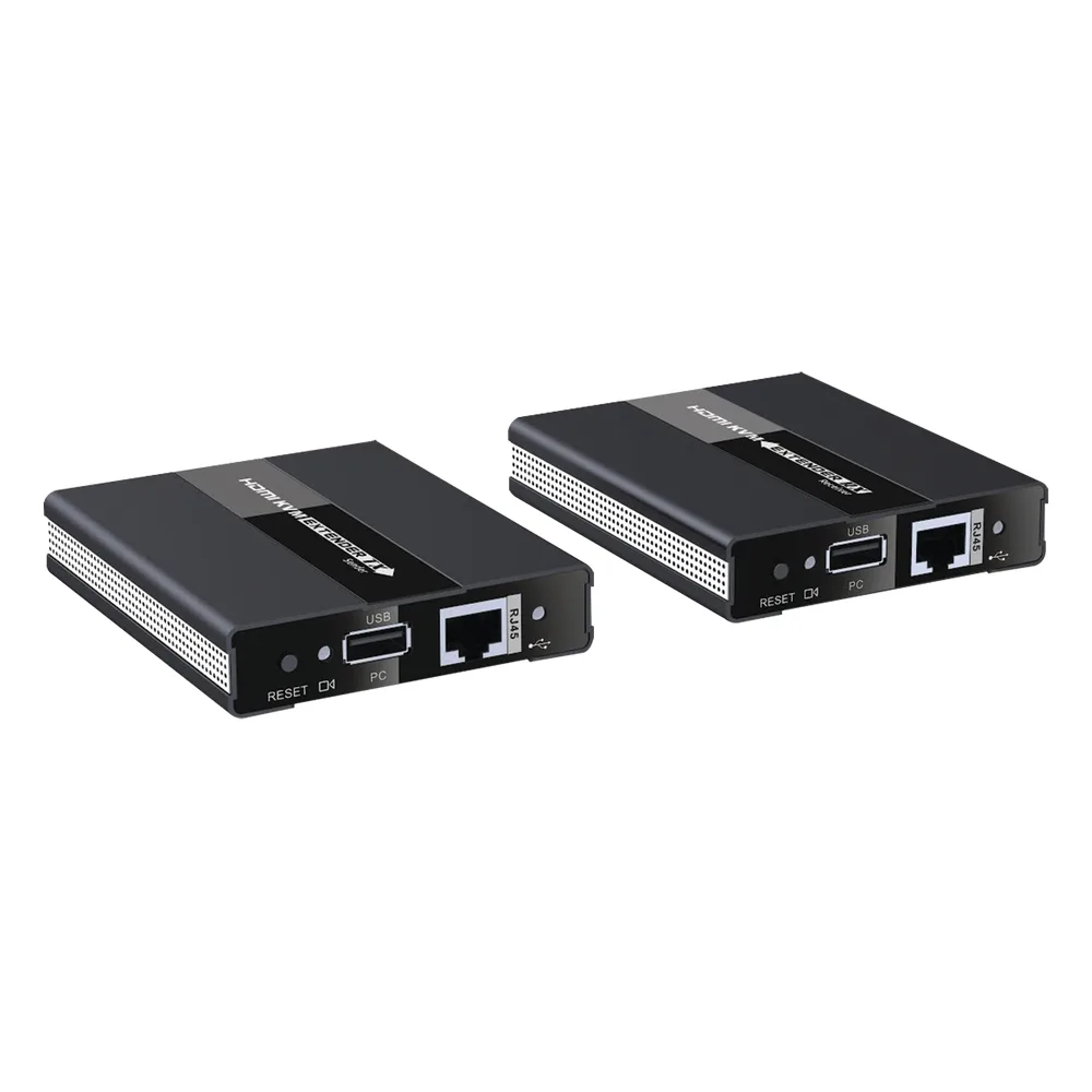 Kit extensor KVM ( Teclado, video, Mouse ) HDMI 1080P @ 60 Hz, 60 metros con cable CAT5e/6 – vista 2
