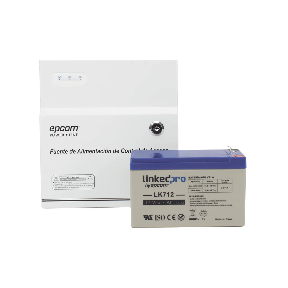 Kit / Fuente  regulada de 11 - 15 V @ 5A / Capacidad de respaldo / Modelo  ACPST1205 + Batería incluida LK712 – vista 3