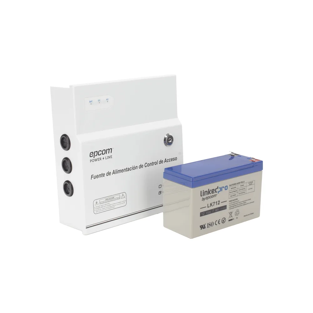 Kit / Fuente  regulada de 11 - 15 V @ 5A / Capacidad de respaldo / Modelo  ACPST1205 + Batería incluida LK712 – vista 5