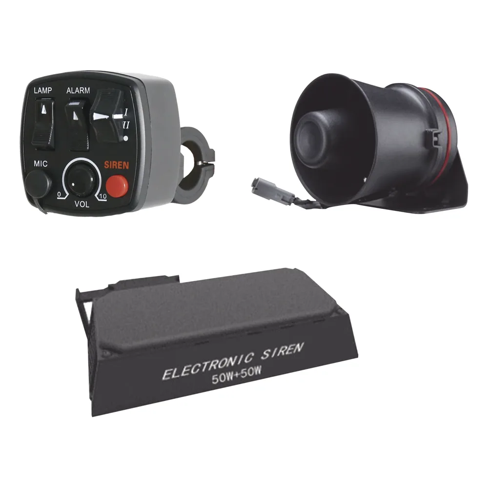 Kit para motocicleta EPCOM INDUSTRIAL, sirena/ bocina 100 Watt y controlador