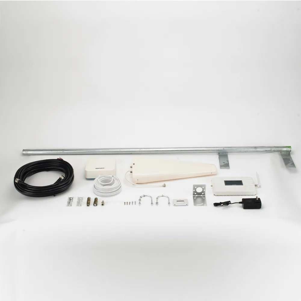 Kit PLUS de Amplificador de Señal Celular 5G / Penta Banda / Soporta 2G, 3G, 4G y 5G / Compatible con TELCEL, AT&T, MOVISTAR y OMV / Cobertura hasta 250 m2 / Incluye Antenas, Jumpers coaxiales y mástil. – vista 9
