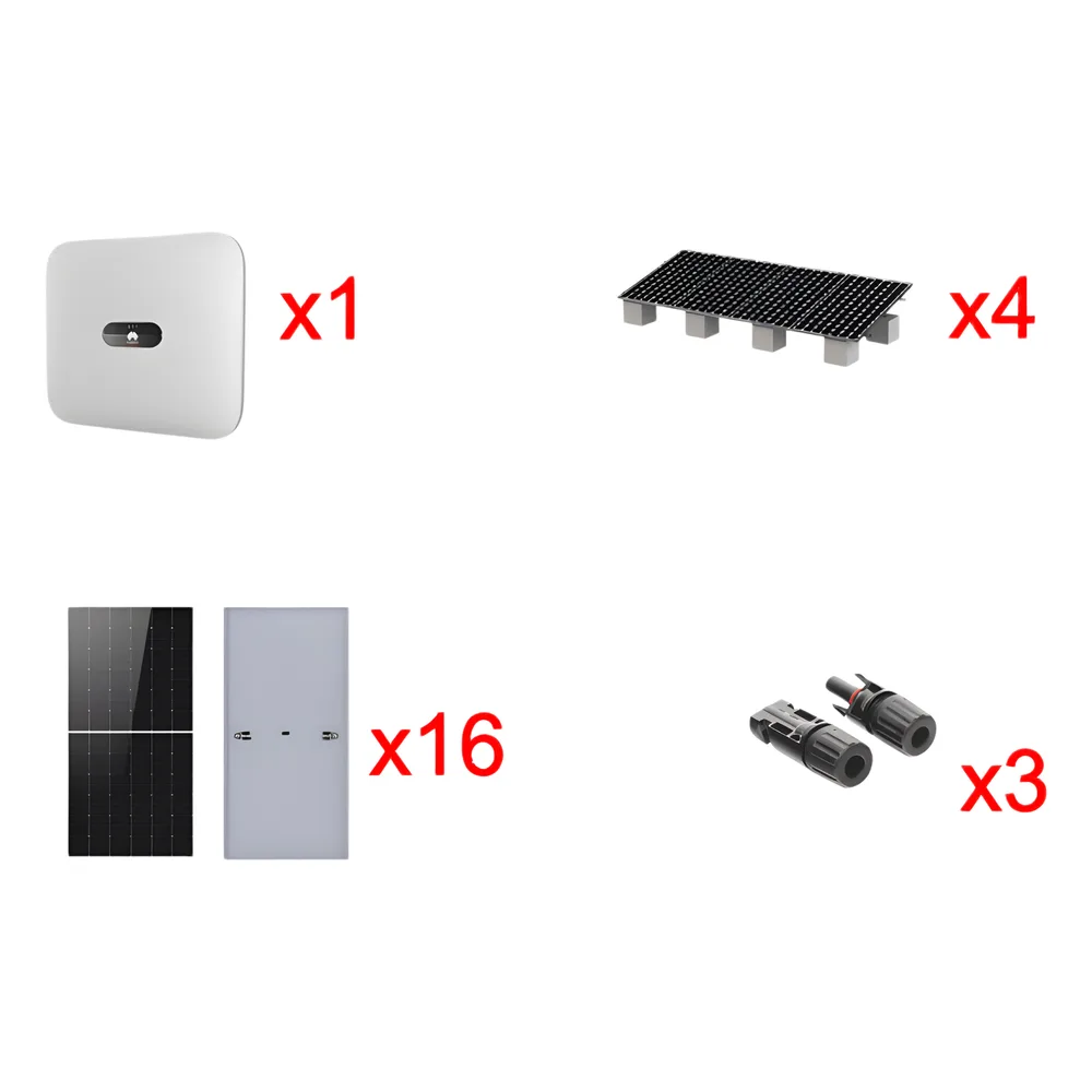 Kit Solar Interconexion  / 10kW  220Vca / Inversor HUAWEI / Montaje Incluido