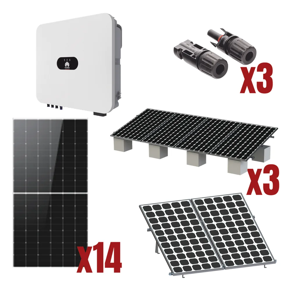 Kit Solar Interconexion / 8kW 220Vca / Inversor HUAWEI/ Montaje Incluido