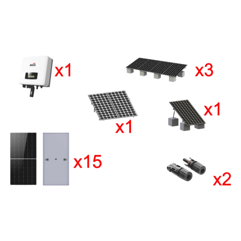 Kit Solar Interconexion / 9kW 220Vca / Inversor AFORE / Montaje Incluido