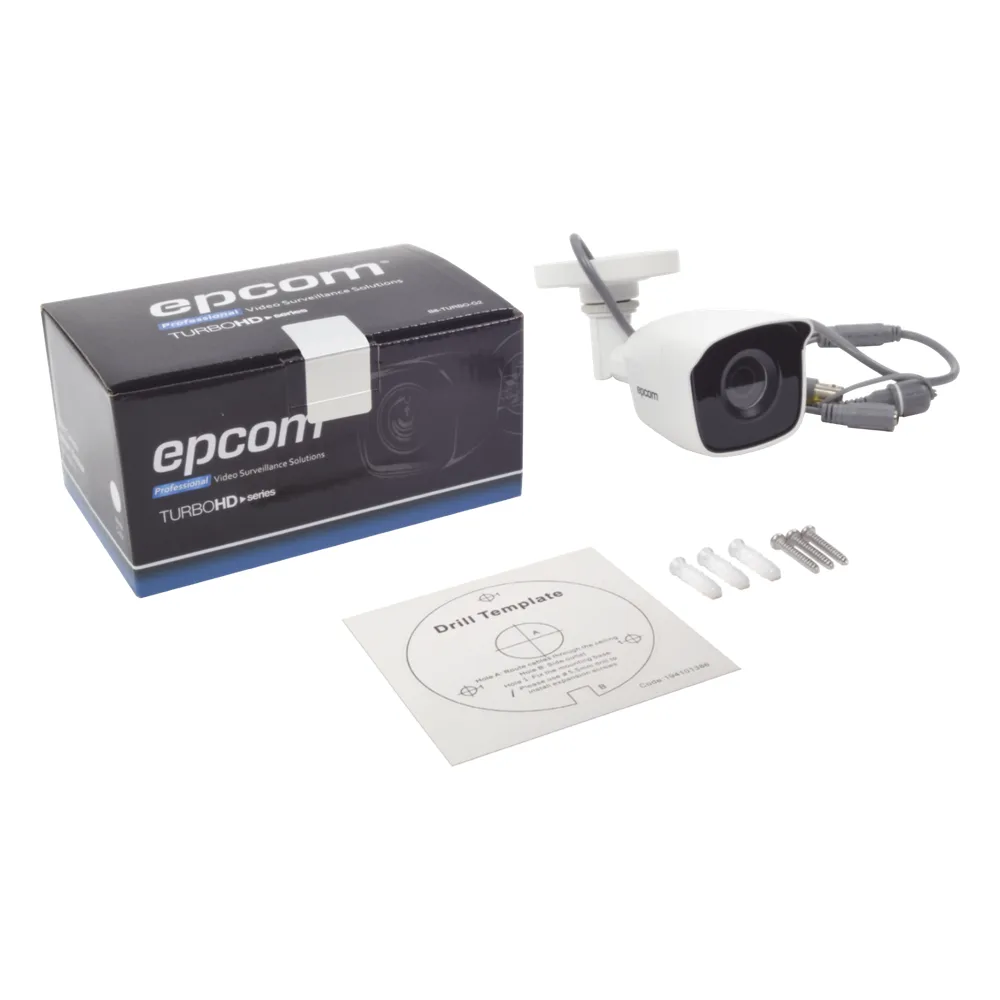 KIT TurboHD 1080p / DVR 8 Canales / 8 Cámaras Bala (exterior 2.8 mm) / Transceptores / Conectores / Fuente de Poder Profesional hasta 15 Vcc para Larga Distancias – vista 4